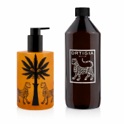AMBRA NERA (ambre) - Pack Gel Douche + Recharge 1L / ORTIGIA Sicilia